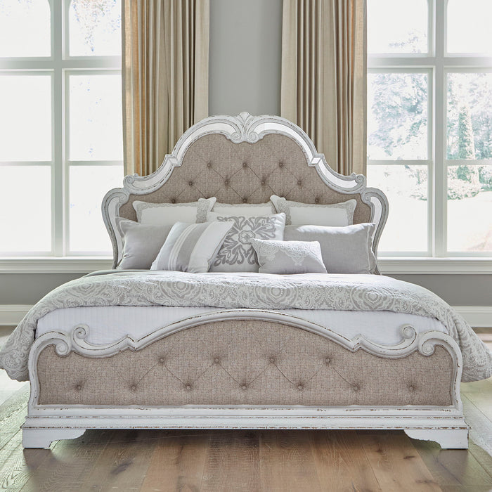 Magnolia Manor - Upholstered Bed With Upholstered Footboard