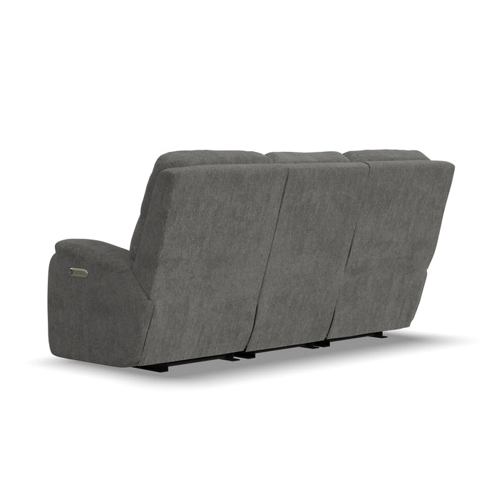 Penn - Power Reclining Sofa with Power Headrests & Lumbar