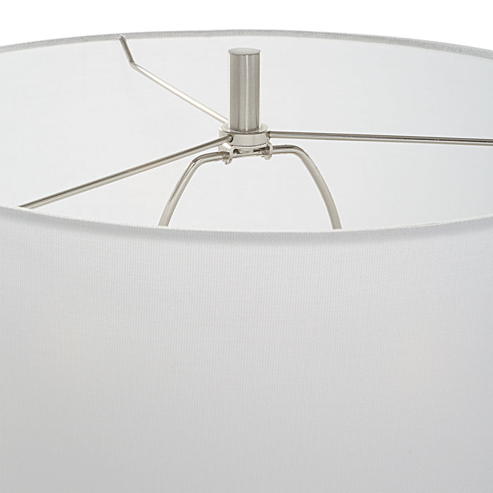 Pillar - Marble Table Lamp - White