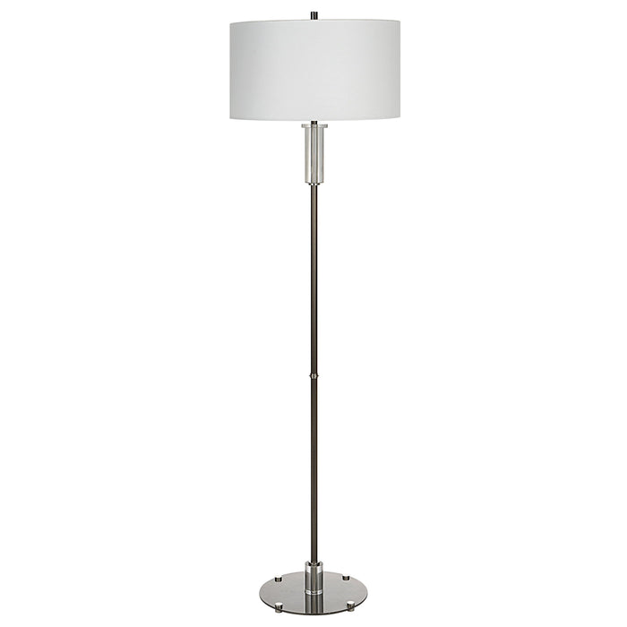Aurelia - Steel Floor Lamp - Pearl Silver