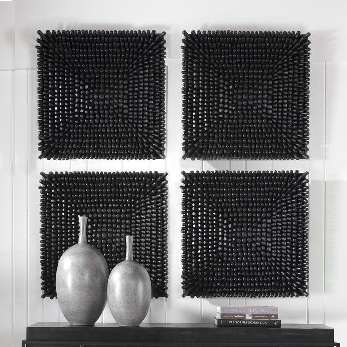 Portside - Wood Wall Panel - Black