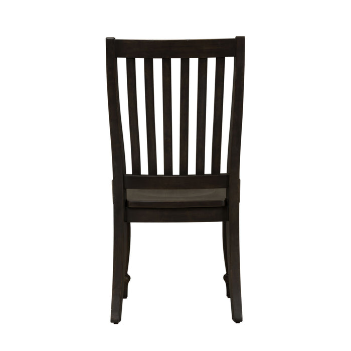 Harvest Home - Slat Back Side Chair - Black