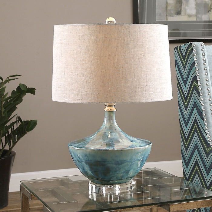 Chasida - Ceramic Lamp - Blue