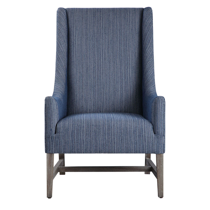 Galiot - Wingback Accent Chair - Blue