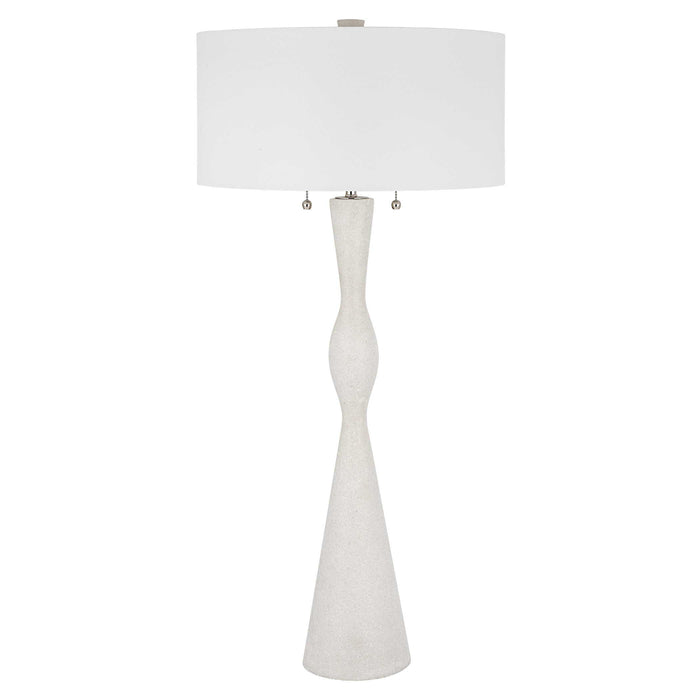 Sharma - Stone Table Lamp - White