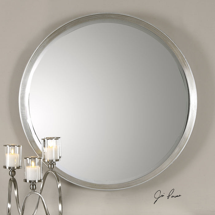 Serenza - Round Mirror - Silver