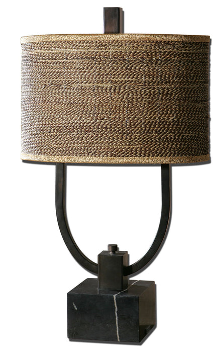 Stabina - Metal Table Lamp - Dark Brown