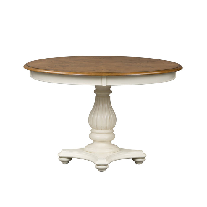 Cumberland Creek - Pedestal Table Set - White