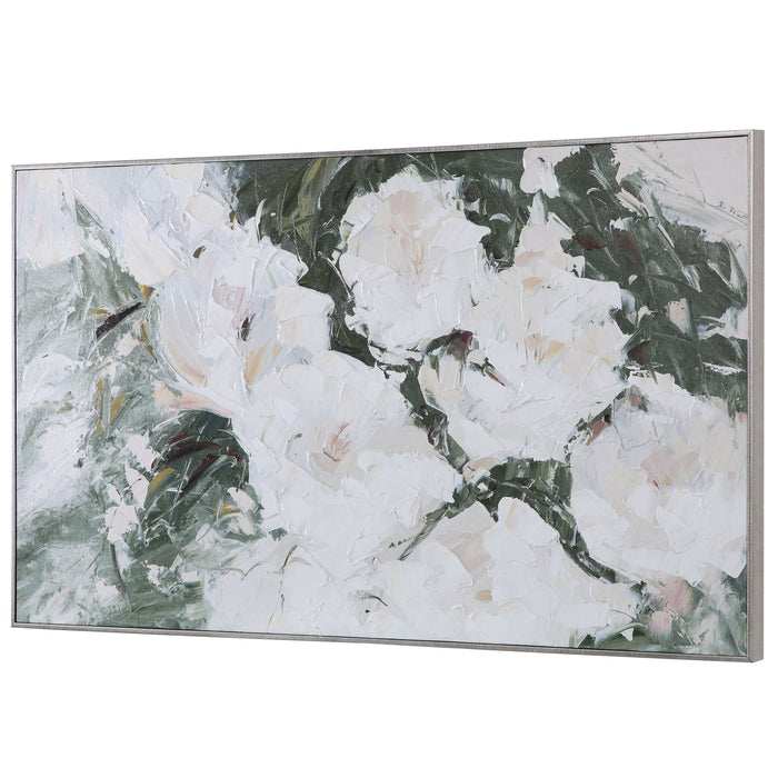 Sweetbay Magnolias - Hand Painted Art - Green