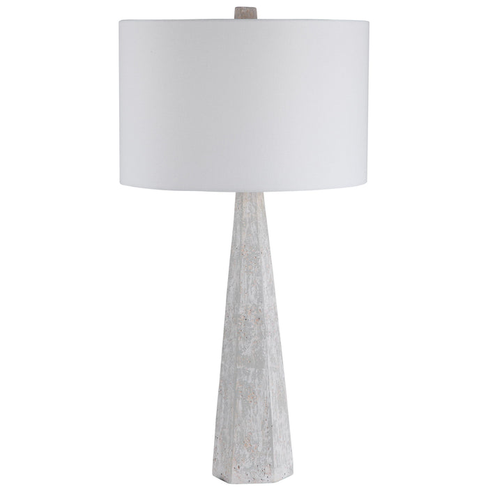 Apollo - Concrete Table Lamp - White