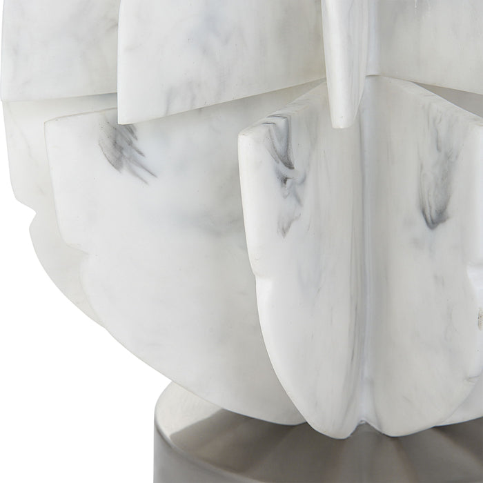 Repetition - Marble Table Lamp - White
