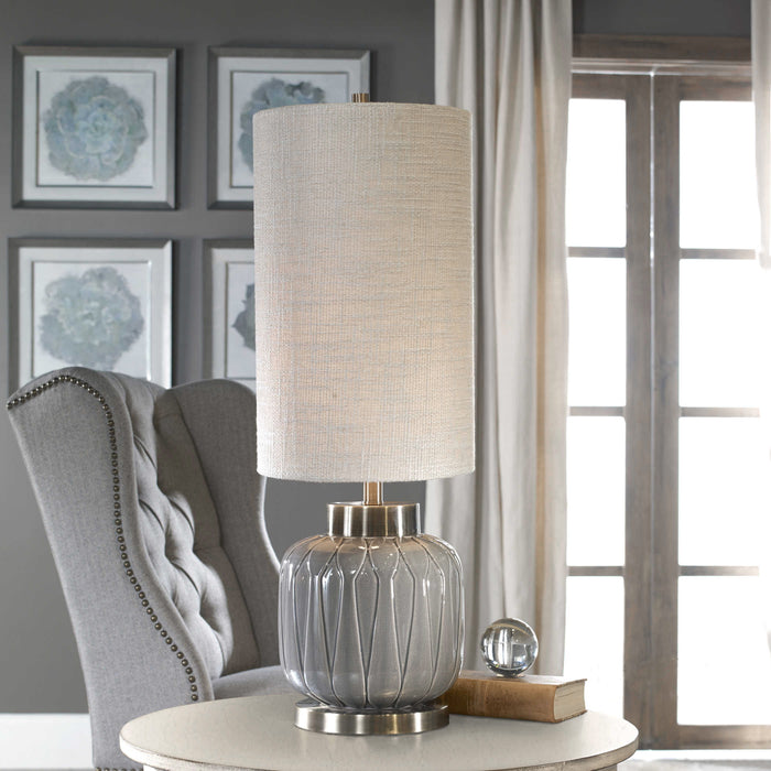 Zahlia - Ceramic Lamp - Aged Gray