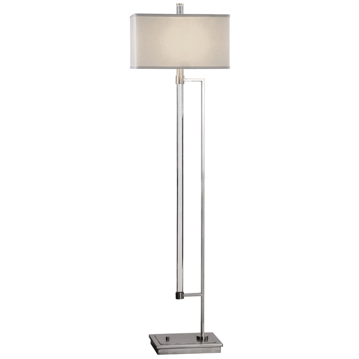 Mannan - Modern Floor Lamp - Pearl Silver
