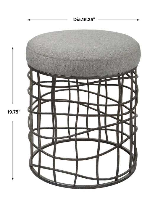 Carnival - Iron Round Accent Stool