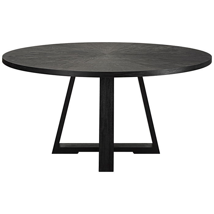 Gidran - Round Dining Table - Black