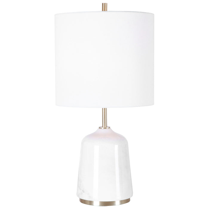 Eloise - Marble Table Lamp - White