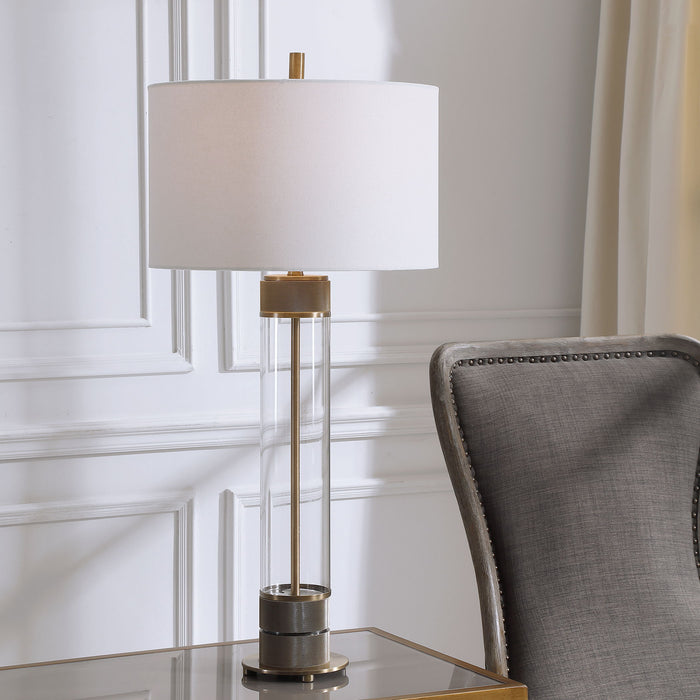 Anmer - Industrial Table Lamp - Light Brown