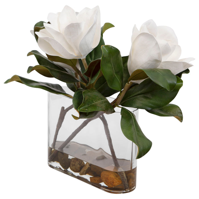 Middleton - Magnolia Flower Centerpiece - Green