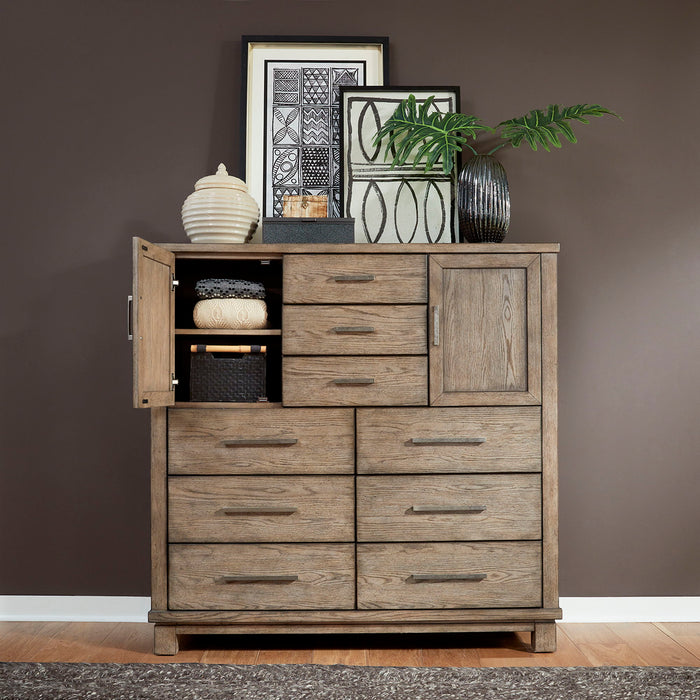 Canyon Road - 9 Drawer 2 Door Chesser - Light Brown