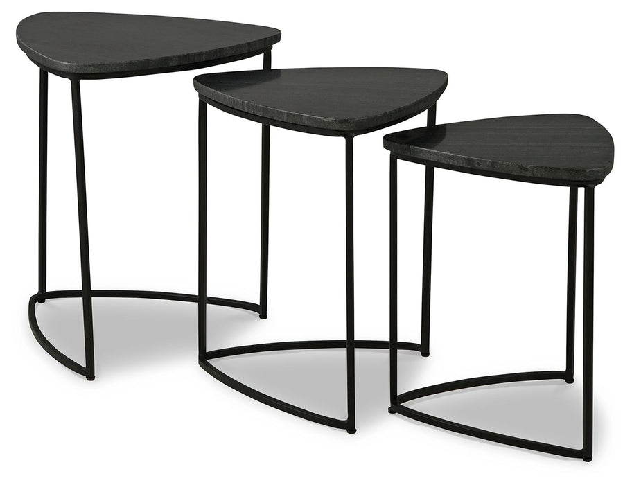 Olinmere - Black - Accent Table (Set of 3)