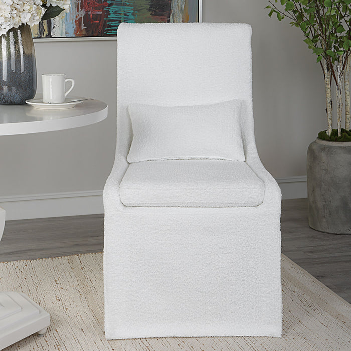 Coley - Armless Chair - White