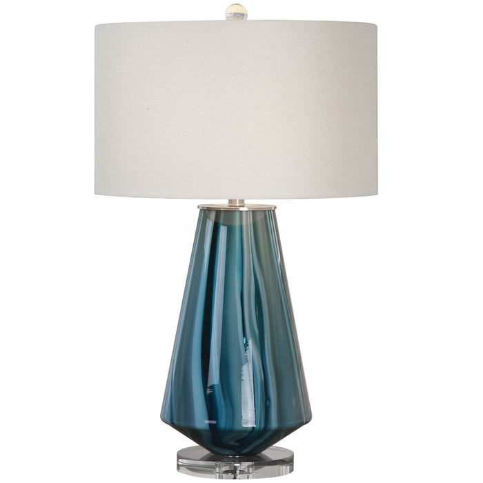 Pescara - Glass Lamp - Teal-Gray