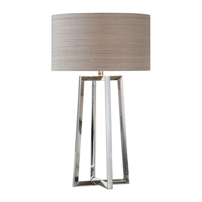 Keokee - Stainless Steel Table Lamp - Pearl Silver
