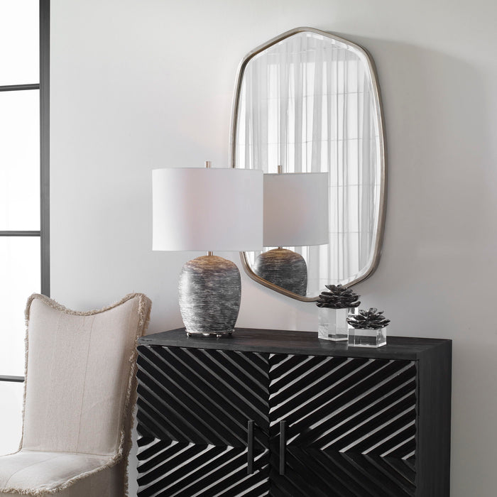 Duronia - Mirror - Brushed Silver