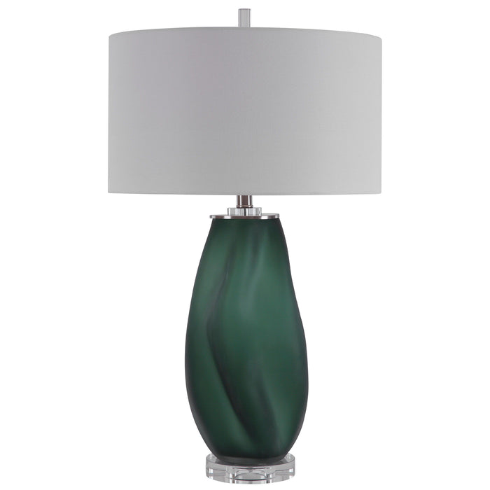 Esmeralda - Glass Table Lamp - Green