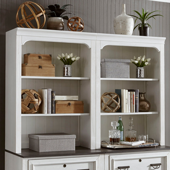 Allyson Park - Bunching Lateral File Hutch - White