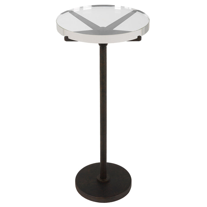 Forge - Industrial Accent Table - Black