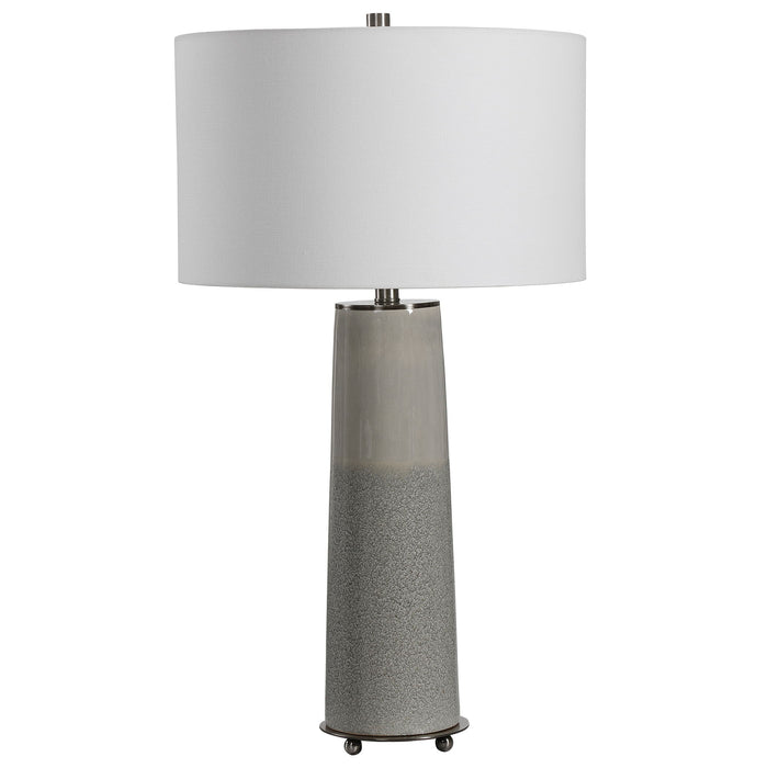 Abdel - Glaze Table Lamp - Gray