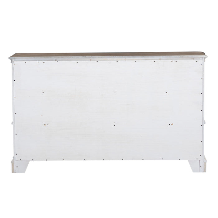 Magnolia Manor - 9 Drawer Dresser - White