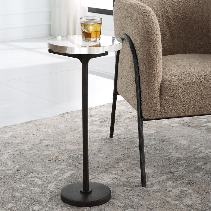 Forge - Industrial Accent Table - Black