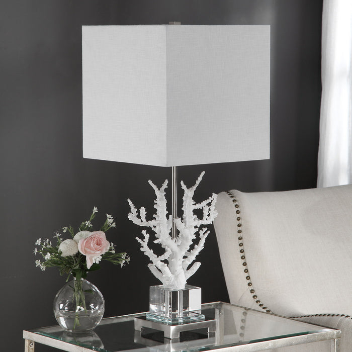 Corallo - Coral Table Lamp - White