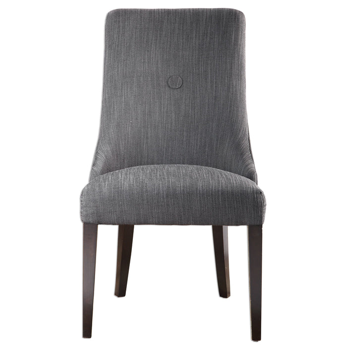 Patamon - Armless Chairs (Set of 2) - Dark Gray