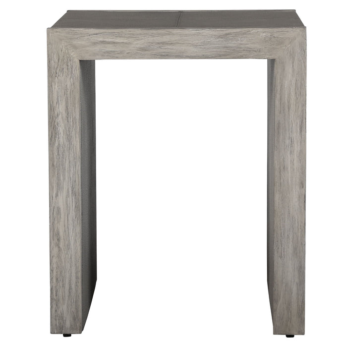 Aerina - Modern End Table - Gray