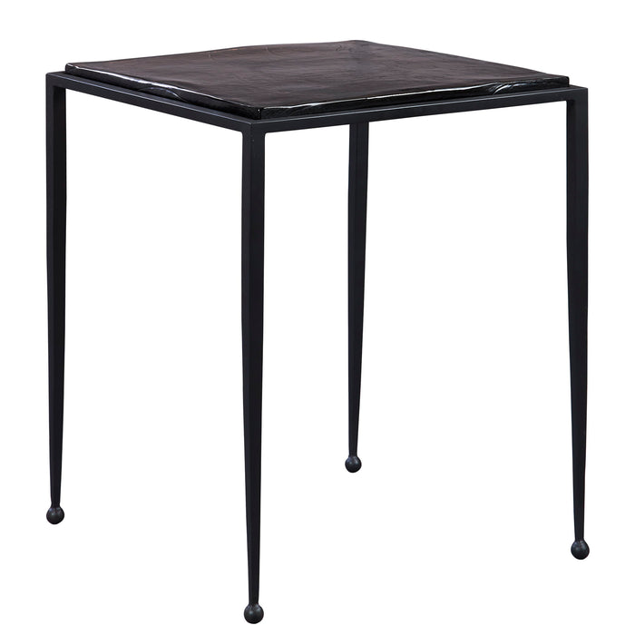 Wavelet - Iron Side Table - Black