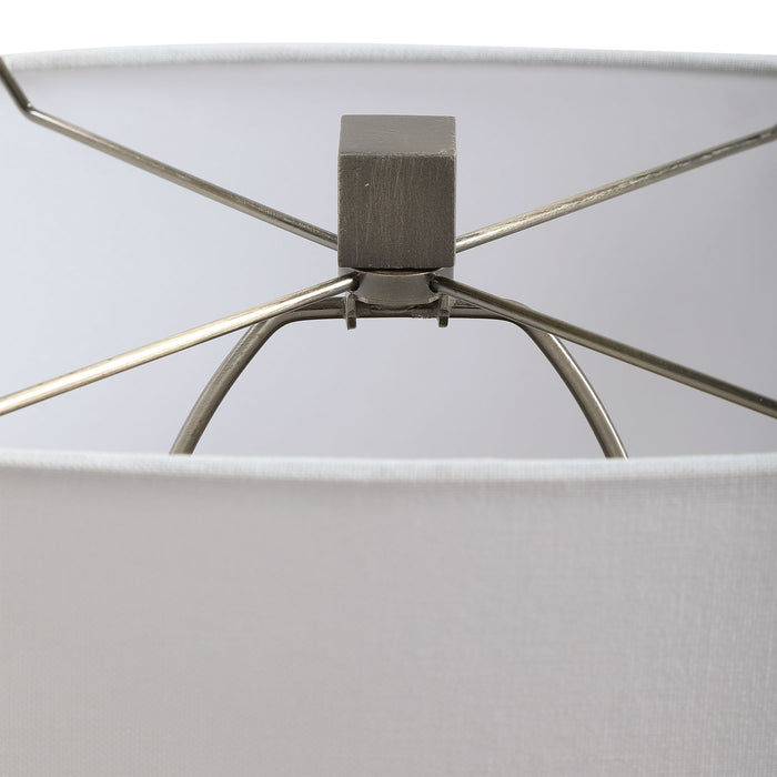 Strauss - Ceramic Table Lamp - White