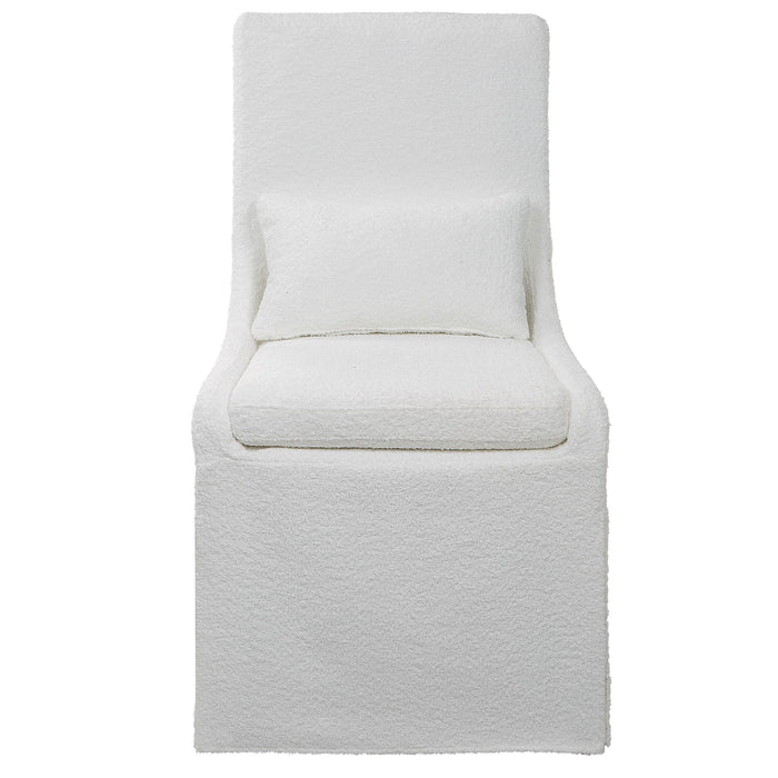 Coley - Armless Chair - White