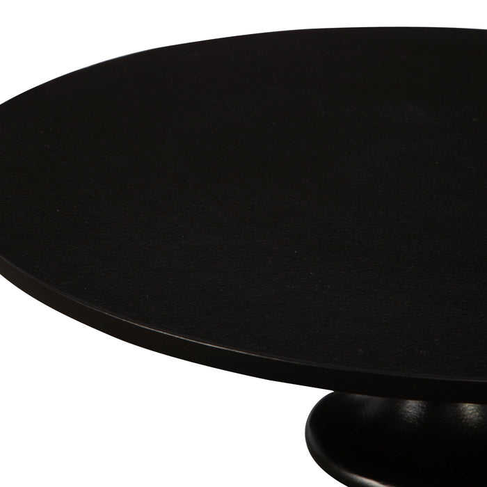 Flight - Textured Accent Table - Black