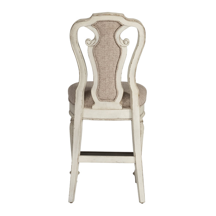 Magnolia Manor - Counter Height Chair - White