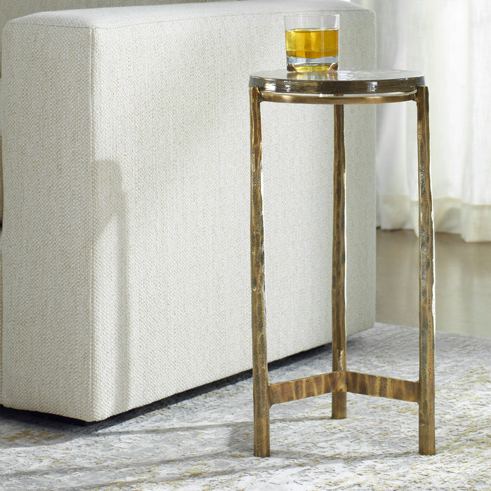 Eternity - Brass Accent Table - Bronze