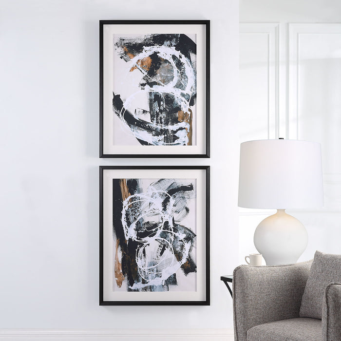 Winterland - Abstract Prints (Set of 2)