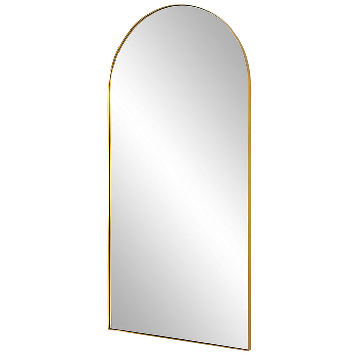 Crosley - Arch Mirror - Antique Brass