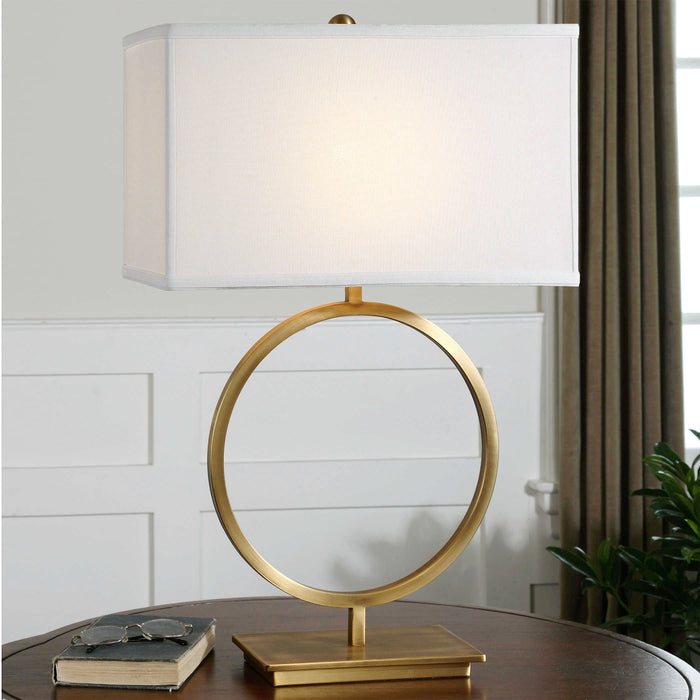 Duara - Circle Table Lamp - Gold