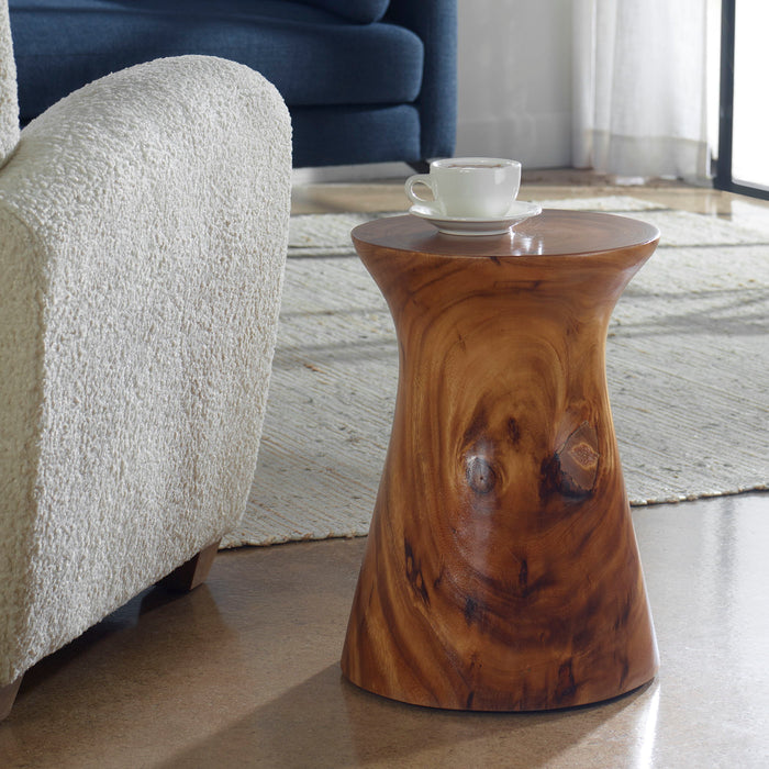 Swell - Wooden Accent Table - Brown
