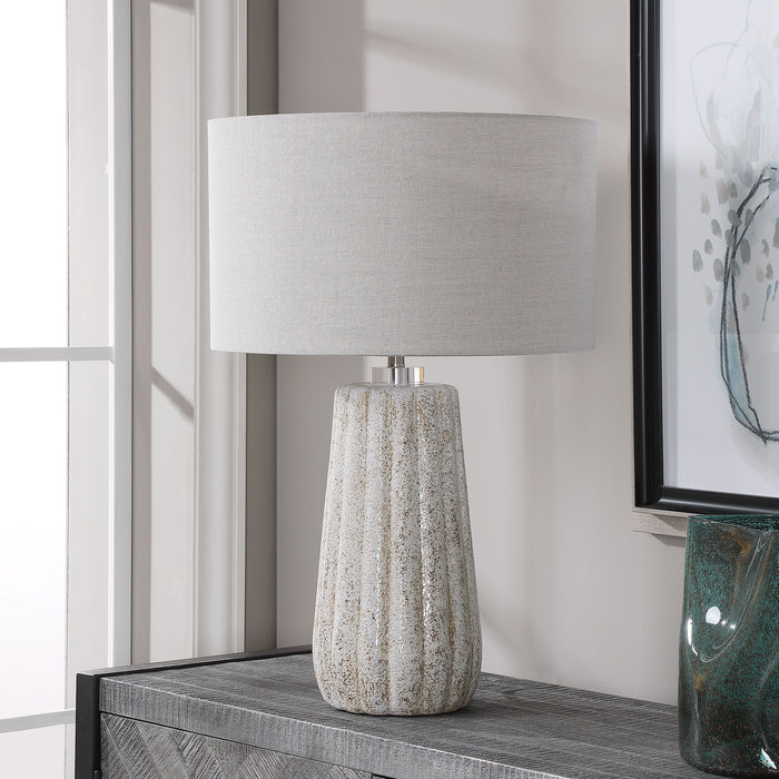 Pikes - Table Lamp - Stone-Ivory