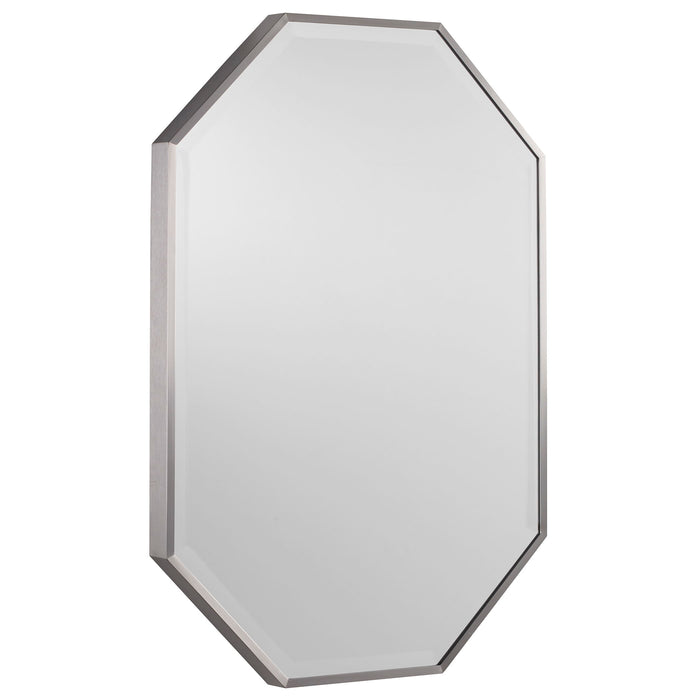 Stuartson - Octagon Vanity Mirror - Pearl Silver