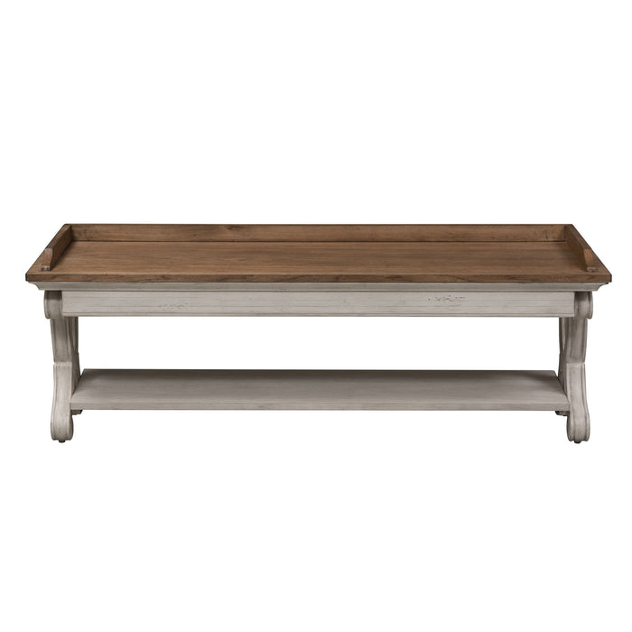 Farmhouse Reimagined - Bed Bench - White